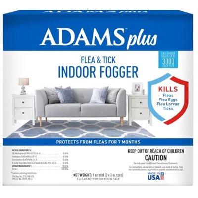 Adams™ Plus Flea & Tick Indoor Fogger, 3 Pack x 3 oz